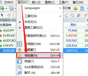 在MT4上怎么添加布林带技术指标？